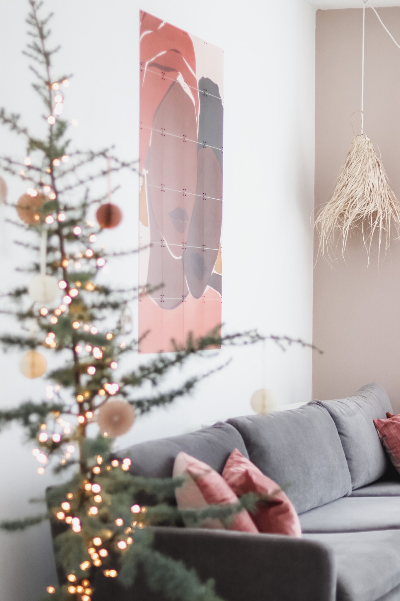 Blauwe Ceder boom voor een Scandinavisch en minimalistische kerst